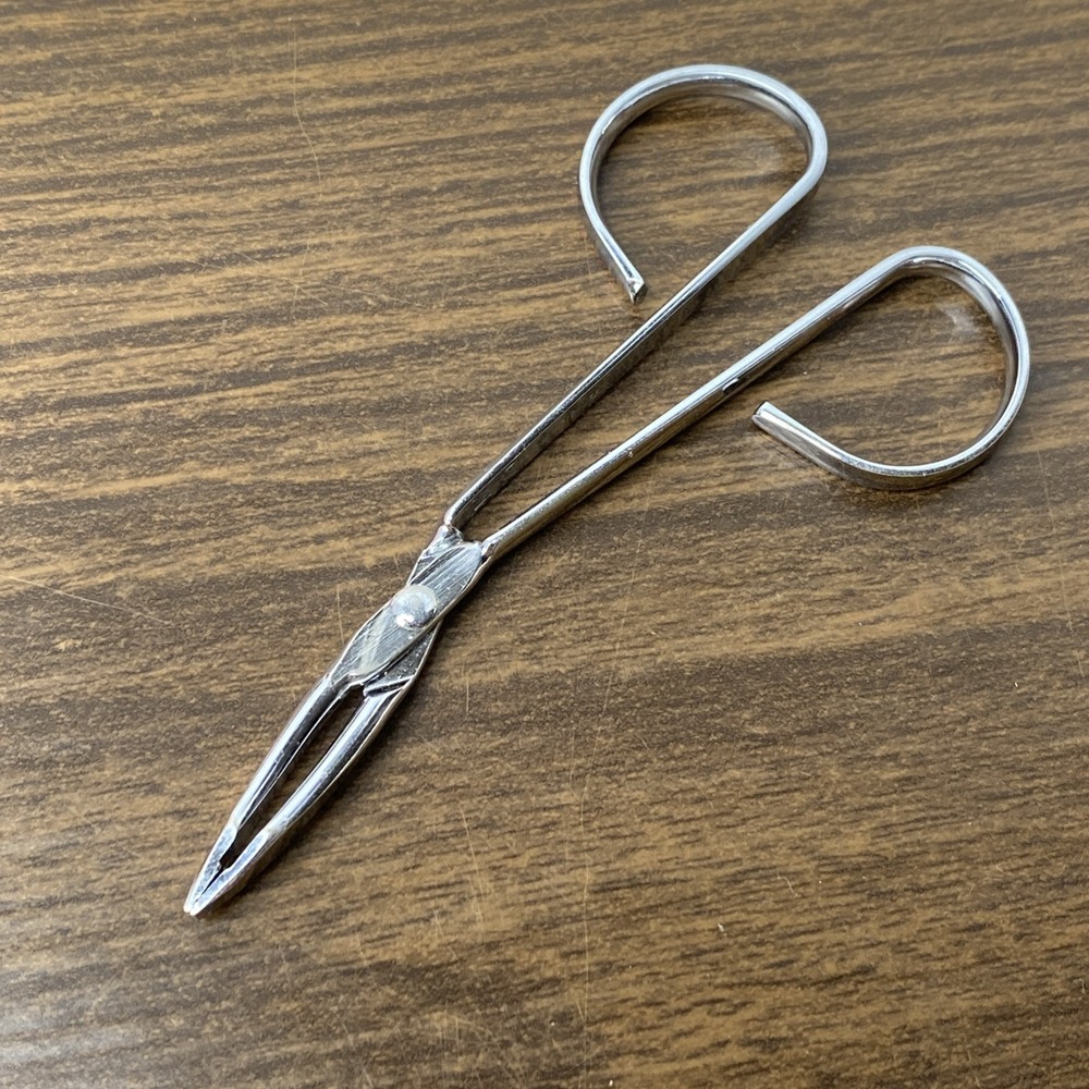 La Cross Easy Tweez Tweezers Handled Scissor Grip 3.5" Vintage Rare USA 912